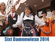 Sixt Damen-Wiesn auf dem Oktoberfest im neuen Marstall Zelt am 22.09.2014. Fotos und Videos (©Foto: Martin Schmitz)
